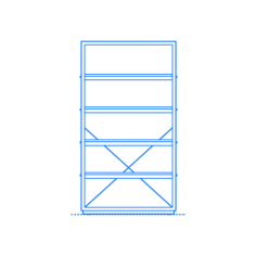 Furniture Bookcases D3 Bookcase Silhouette Svg Vector, Free Vectors File